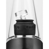 Puffco Peak Pro Directional Ball Carb Cap close-up, heavy wall glass for vaporizers