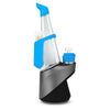 Puffco Peak Pro Travel Pack V2 in blue with Ball Carb Cap, silicone dab rig accessories