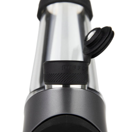 Close-up view of Puffco Peak Pro Travel Pack V2 with Ball Carb Cap for E-Rigs