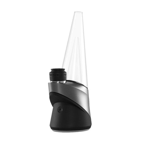 Puffco Peak Pro Vaporizer in Black, 7" Portable Dab Rig for Concentrates, Front View