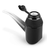 Puffco Proxy Vaporizer in Black, Portable Ceramic & Glass Design, Side View on White Background
