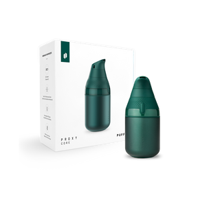 Puffco Proxy Pine 1680mAh concentrate vaporizer kit in Pine green, a portable modular e-rig by Puffco