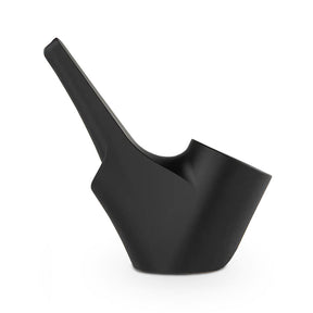 Puffco Proxy Silicone Travel Pipe in Black, 5.25" Length, Front View on White Background