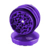 Pulsar 2" Aluminum 4pc Grinder in Purple, Compact Design with Sharp Teeth, Isolated View