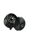 Pulsar 2" Carver 4-Piece Grinder in Black, compact and portable design, ideal for dry herbs