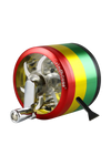 Pulsar 2.5" Rasta Aluminum 4pc Grinder with Mill Handle, Side View