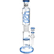 Pulsar 420 Glycerin Stacker Water Pipe with Honeycomb Percolator and Deep Bowl, 13.75" tall, 14mm F