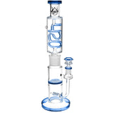 Pulsar 420 Glycerin Stacker Water Pipe with Honeycomb Percolator and Deep Bowl, 13.75" tall, 14mm F