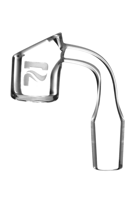 Pulsar 4mm Quartz Banger for Dab Rigs, 90 Degree Joint Angle, Side View