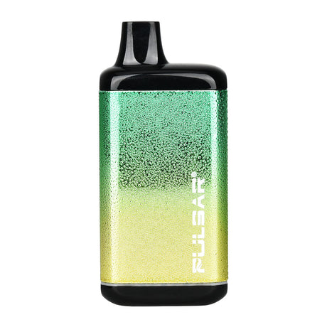 Pulsar 510 DL 2.0 Mist Series Vape Bar, 650mAh, Black with Green Gradient, Front View