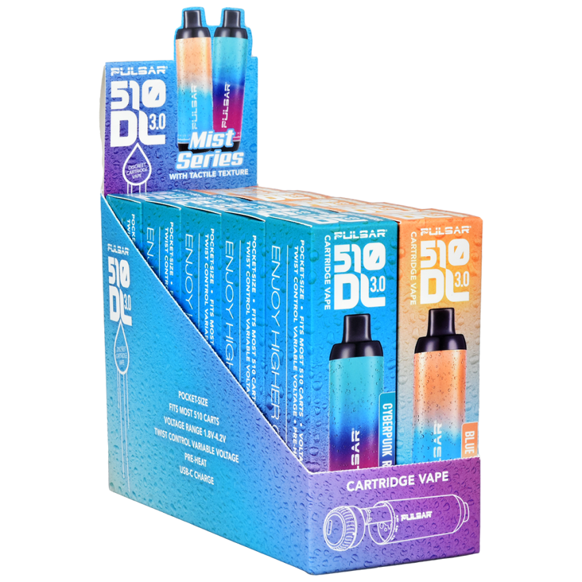 Pulsar 510 DL 3.0 Mist Twist Variable Voltage Vape Pen | 650mAh | Asso DankGeek Pulsar 510 DL 3.0 Mist Twist Variable Voltage Vape Pen | 650mAh | Asso DankGeek