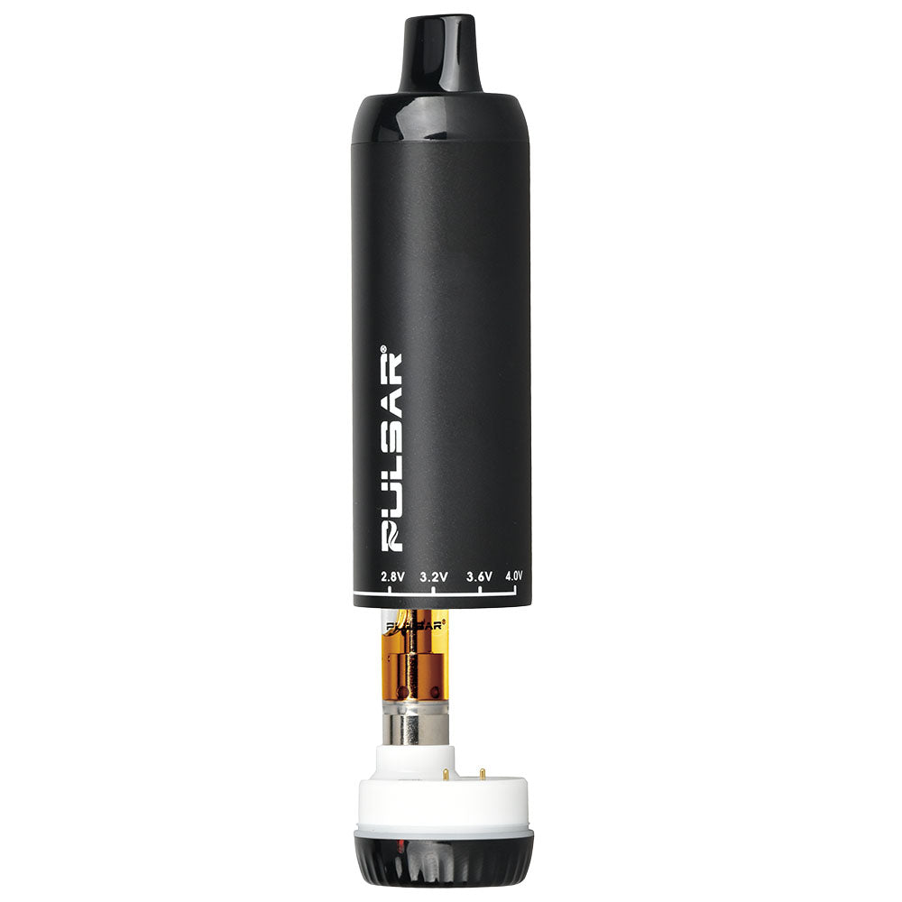 Pulsar 510 DL Twist Vape Pen, 650mAh, Variable Voltage, Front View with Cartridge