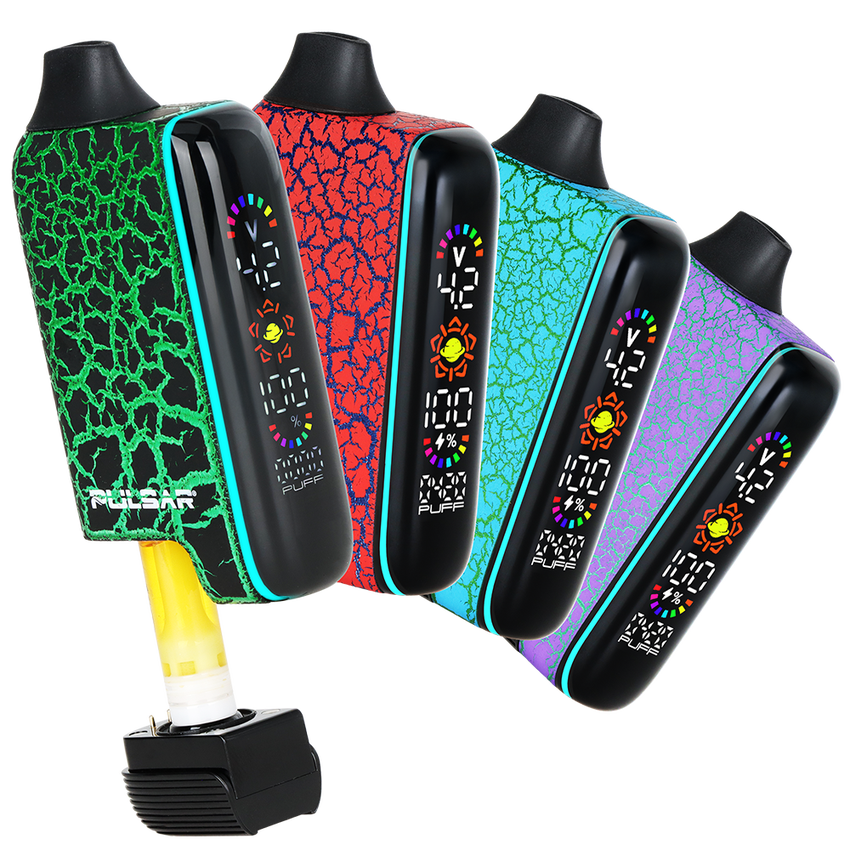 Pulsar 510 DL 5.0 Precision Voltage Control LCD Screen Vape Bar | Crackle Series | 1000mAh