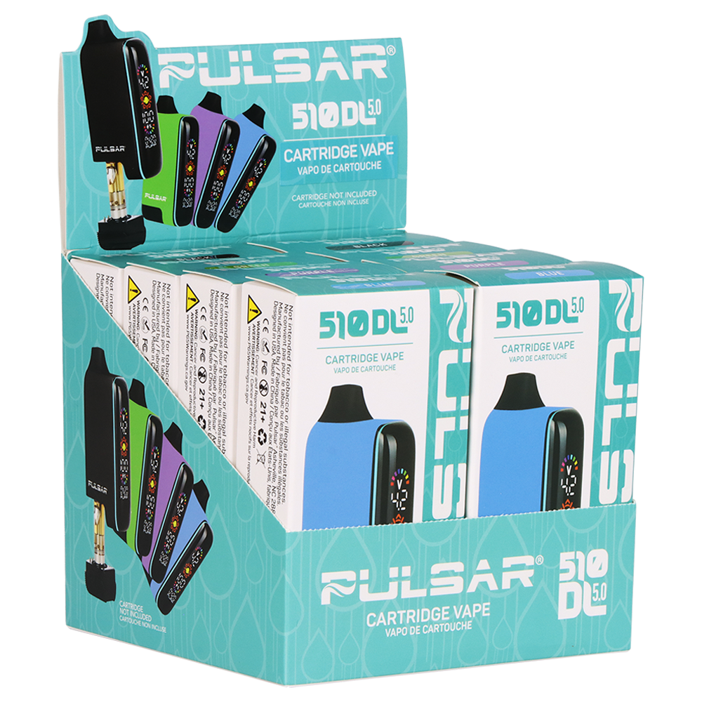 Pulsar 510 DL 5.0 Precision Voltage Control LCD Screen Vape Bar | 1000mAh