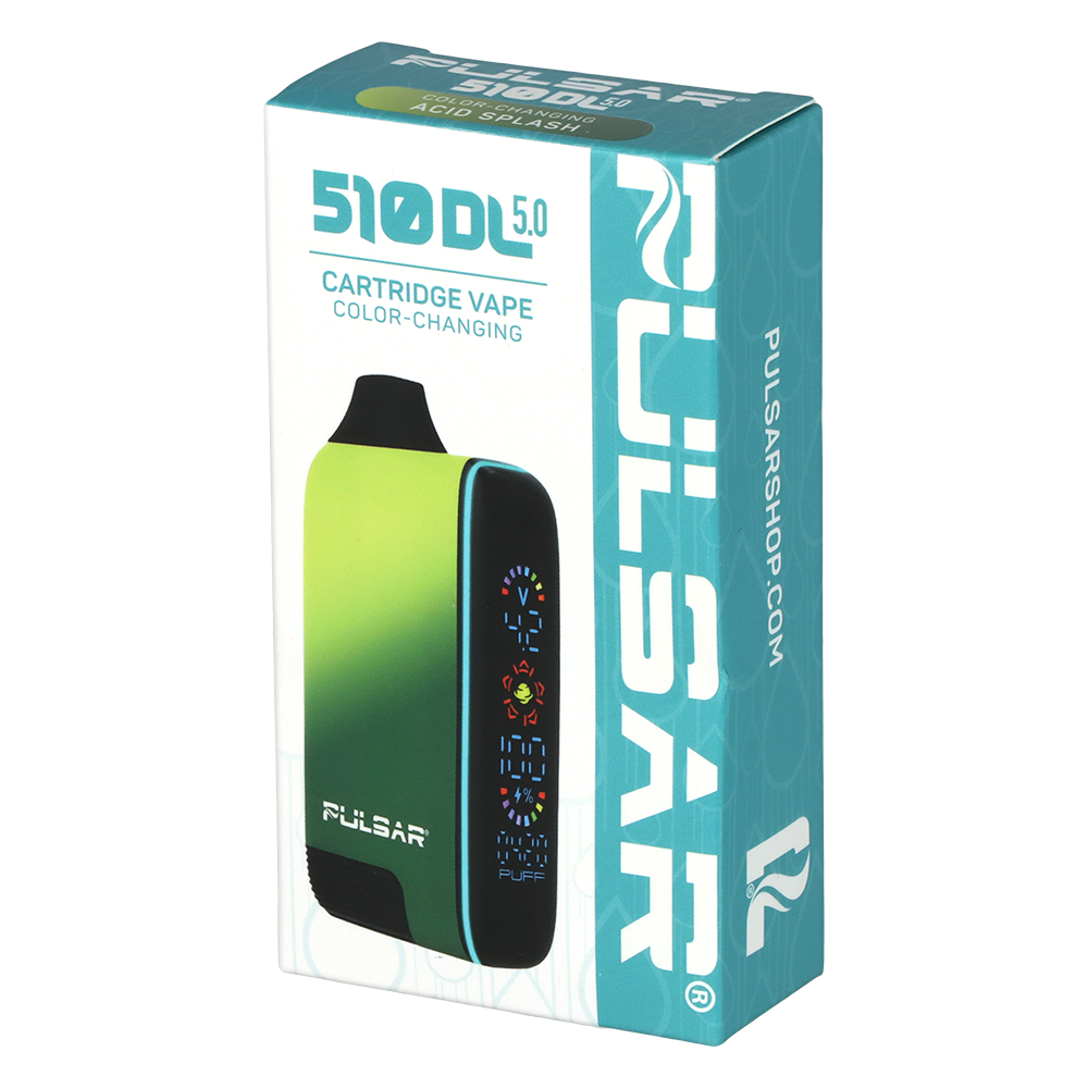 Pulsar 510 DL 5.0 Precision Voltage Control LCD Screen Vape Bar | Thermo Series | 1000mAh