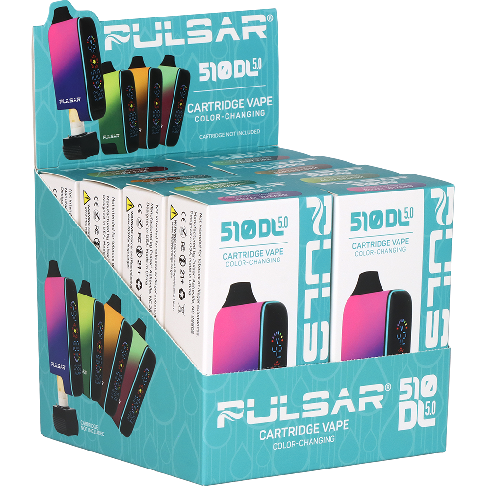 Pulsar 510 DL 5.0 Precision Voltage Control LCD Screen Vape Bar | Thermo Series | 1000mAh