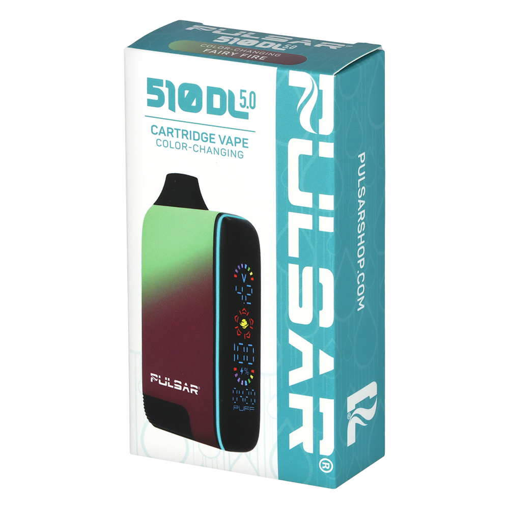Pulsar 510 DL 5.0 Precision Voltage Control LCD Screen Vape Bar | Thermo Series | 1000mAh