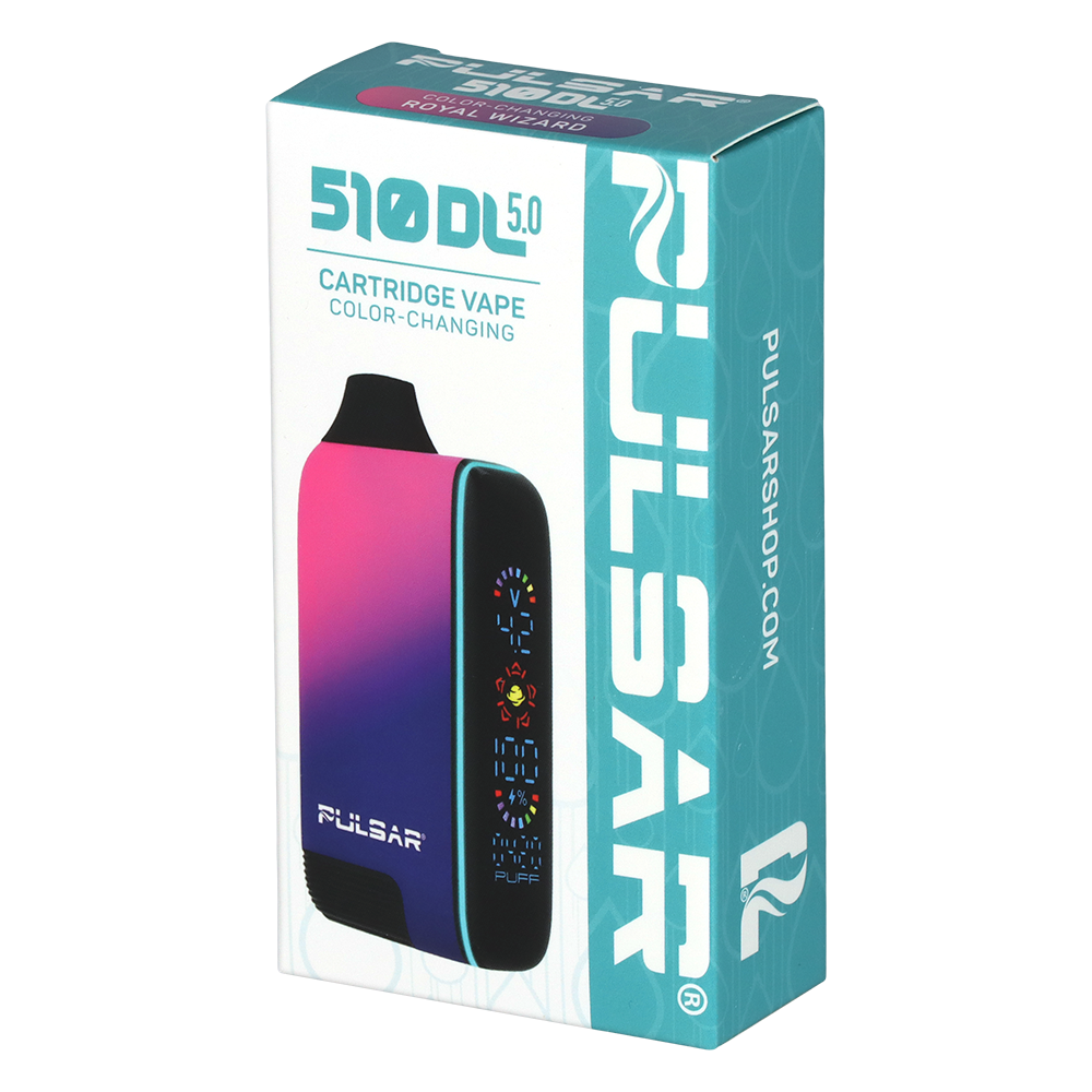 Pulsar 510 DL 5.0 Precision Voltage Control LCD Screen Vape Bar | Thermo Series | 1000mAh