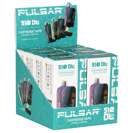 Pulsar 510 DL 6.0 Precision Voltage Control LCD Screen Vape Bar | Crackle Series | 1000mAh