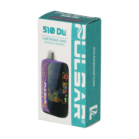 Pulsar 510 DL 6.0 Precision Voltage Control LCD Screen Vape Bar | Crackle Series | 1000mAh