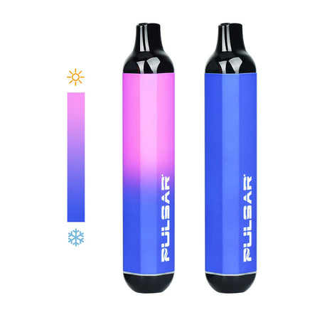 Pulsar 510 DL Vape Pen in Thermo Blue to Pink with Auto-Draw Feature, 320mAh Battery, Side View