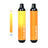 Pulsar 510 DL Auto-Draw VV Vape Pen in Thermo Orange to Yellow with 320mAh battery, front and side views