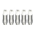 Pulsar 510 Dunk Dual Ceramic Coil 5-piece set, top view on white background, for vaporizers