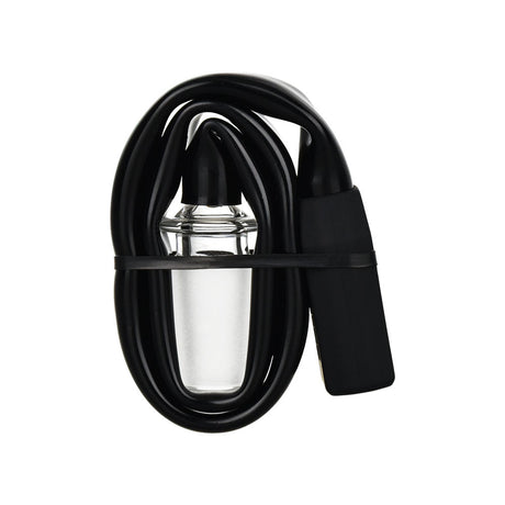 Pulsar 510 Dunk H2O Adapter with Silicone Whip and 14mm Glass Attachment, 12" length, front view