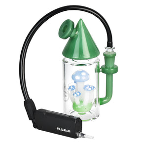 Pulsar 510 Dunk H2O Adapter with Silicone Whip and Glass Attachment, 14mm, Front View