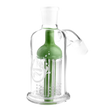 Pulsar 8-Arm Tree Percolator Ash Catcher, 45° Angle, Green, Glass on Glass Joint