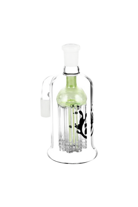 Pulsar 8 Arm Ash Catcher with 90 Degree Joint, 5.5" Borosilicate Glass, Front View