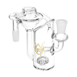 Pulsar Alchemist Recycler Ash Catcher, 14mm 90 Degree, with Disc Percolator, on White Background