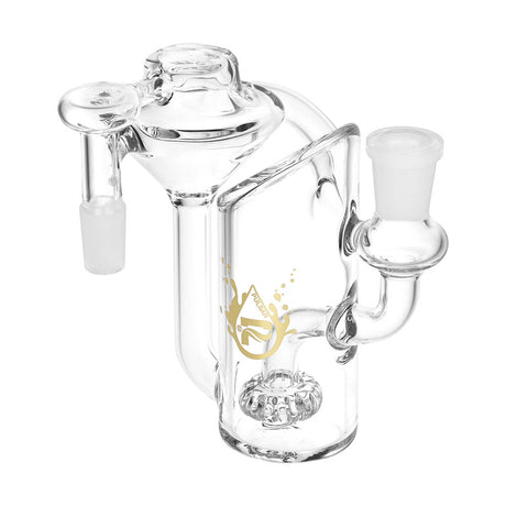 Pulsar Alchemist Recycler Ash Catcher, 14mm 90 Degree, with Disc Percolator, on White Background
