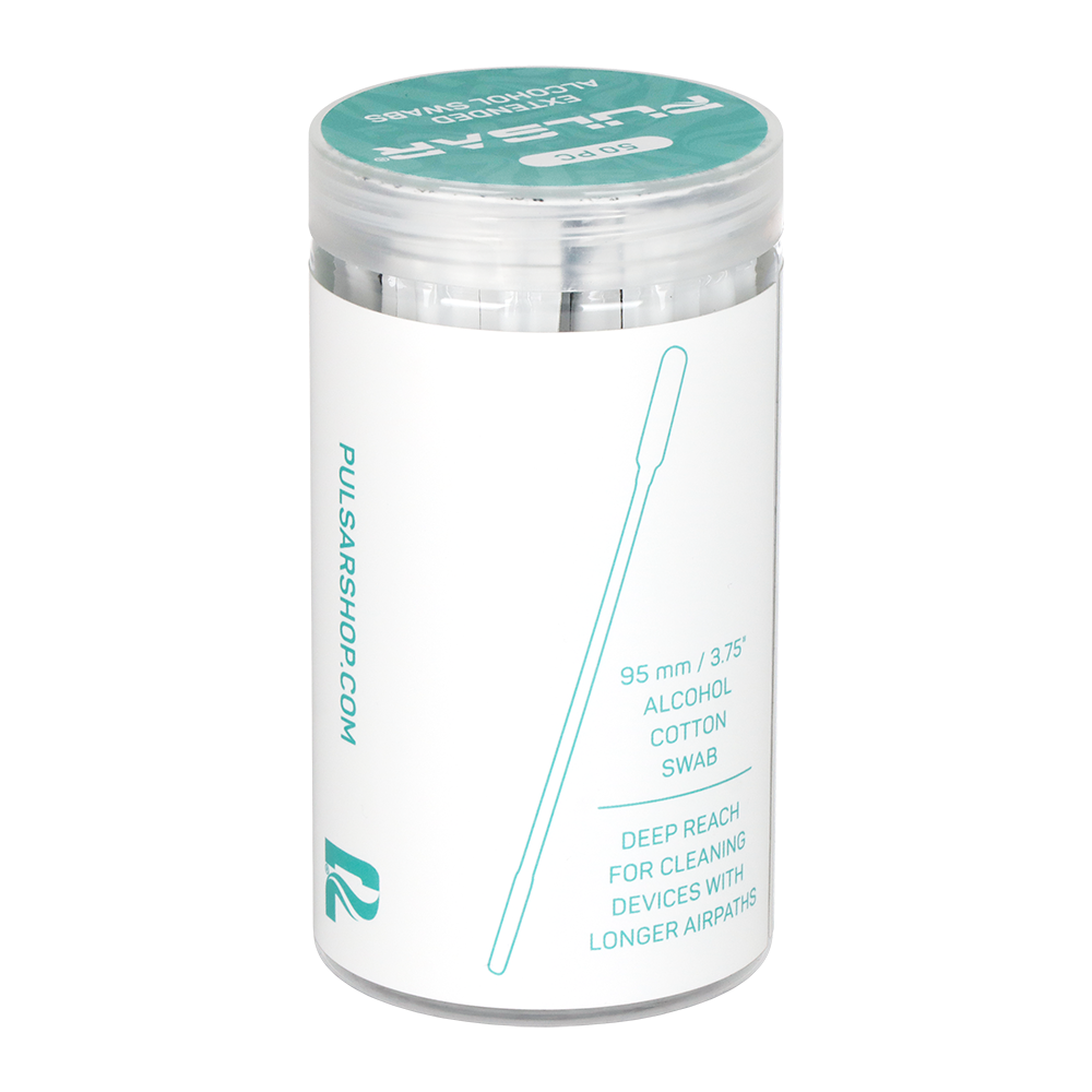 Pulsar Alcohol Cotton Cleaning Swabs | 50ct Tub