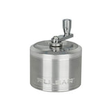 Pulsar Aluminum Crank Grinder, 4-piece, Silver, with durable metal construction - Front View
