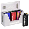 Pulsar Anodized Aluminum Dugouts in display box, colors blue, red, rainbow, black, portable design