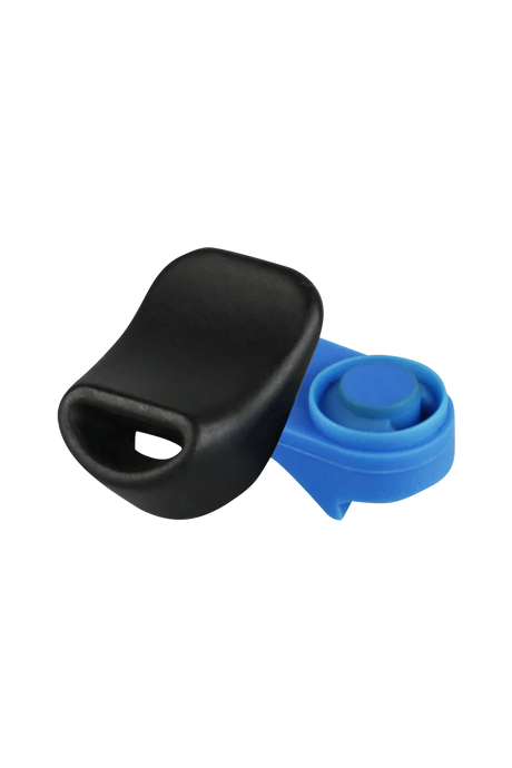 Pulsar APX 2 Vape black and blue replacement mouthpieces, compact design, front view