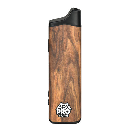 Pulsar APX Pro Dry Herb Vaporizer in Black with Wood Grain Finish - Front View