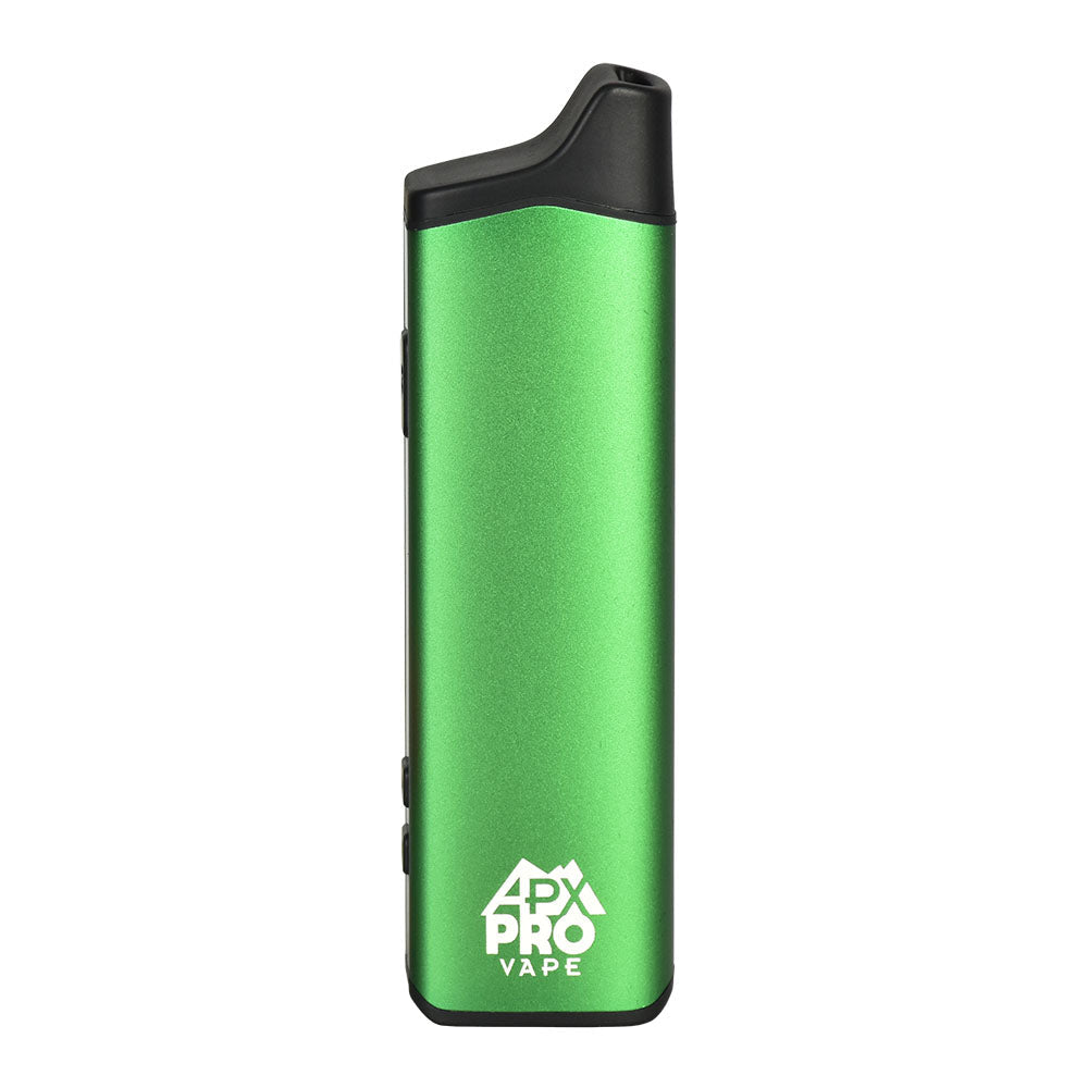 Pulsar APX Pro Dry Herb Vaporizer in Black, 2100mAh battery, front view on white background
