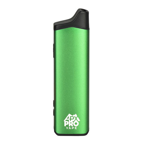 Pulsar APX Pro Vape in Green - Portable Dry Herb Vaporizer with 2100mAh Battery, Front View