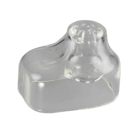 Pulsar APX Smoker Glass Mouthpiece, Borosilicate, Top View on White Background