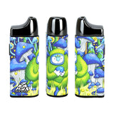 Pulsar APX Smoker V3 Electric Pipes with Colorful Psychedelic Design, 1100mAh, Triple View