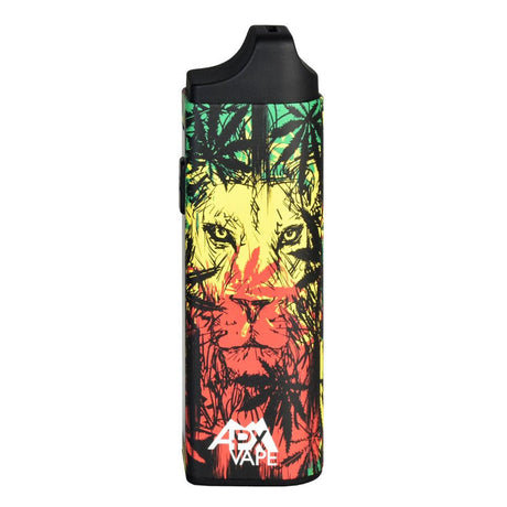 Pulsar APX Vape V3 with colorful lion design, 1600mAh, front view on white background