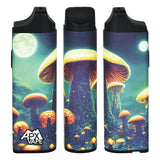 Pulsar APX Vape V3 Dry Herb Vaporizer with vibrant mushroom design, 1600mAh, front view