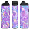 Pulsar APX Vape V3 in Melting Mushroom design, showcasing front, back, and side views.