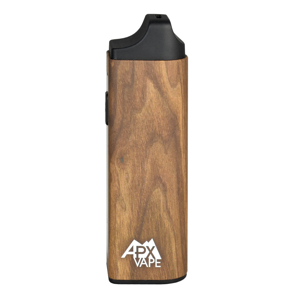 Pulsar APX Vape V3 Dry Herb Vaporizer in Wood Grain - Limited Edition Front View