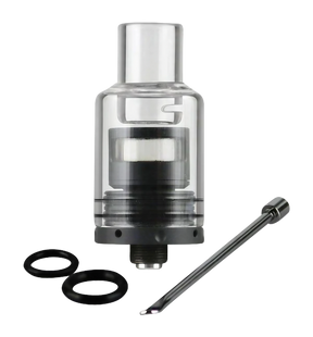 Pulsar APX VOLT Quartz Coil Atomizer Tank for vaporizers, front view on white background