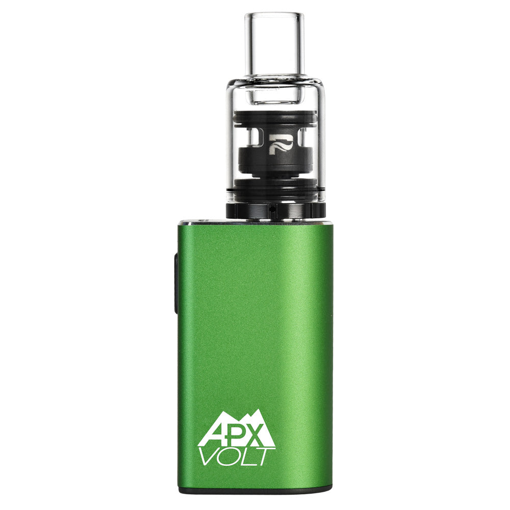 Pulsar APX Volt V3 VV Concentrate Vaporizer in Green with Quartz Coil - Front View