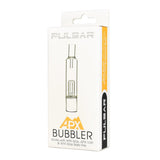 Pulsar APX Wax Volt Bubbler Attachment in packaging, heavy wall borosilicate glass, 4" size
