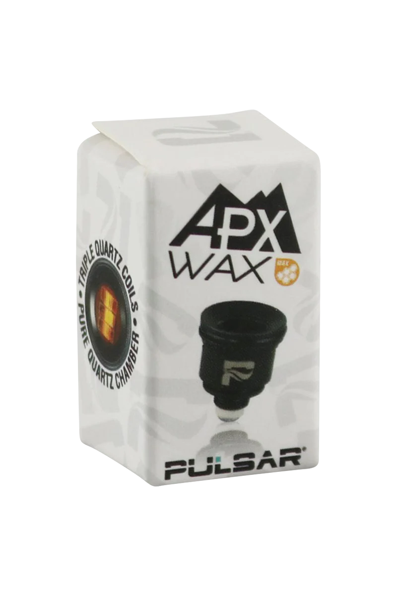 Pulsar APX Wax Triple Quartz Coil 5-Pack, front view on white background, for vaporizer concentrate use